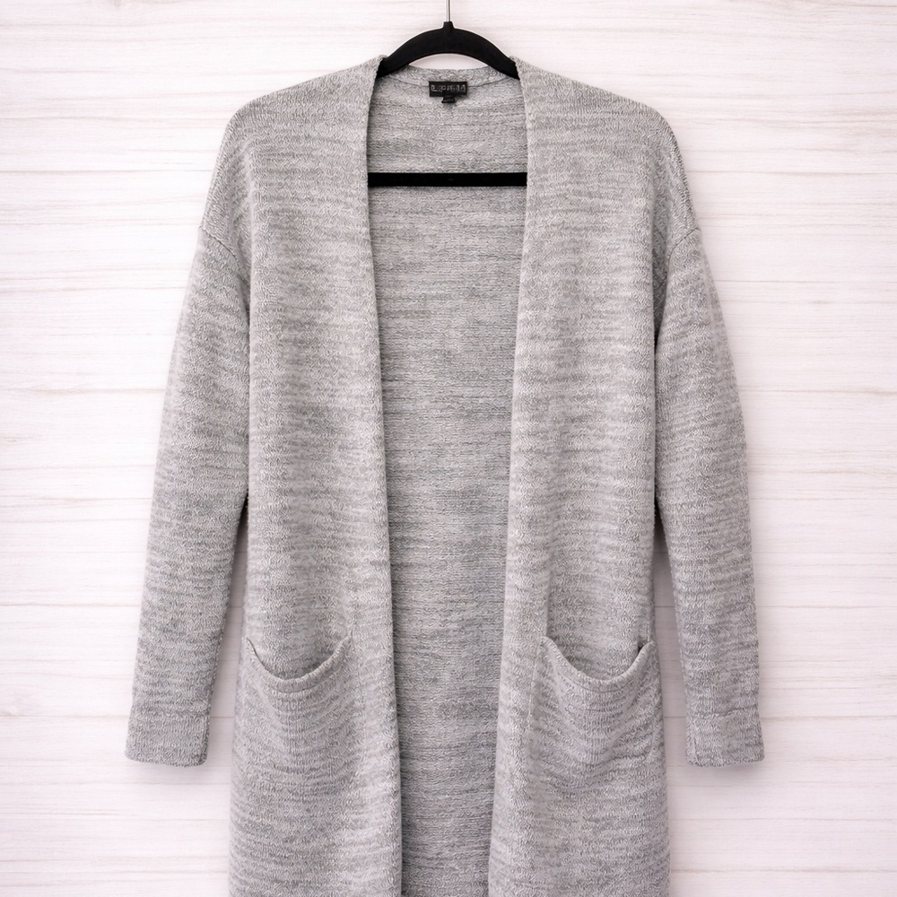 Express Light Gray Women’s Cardigan Sweater